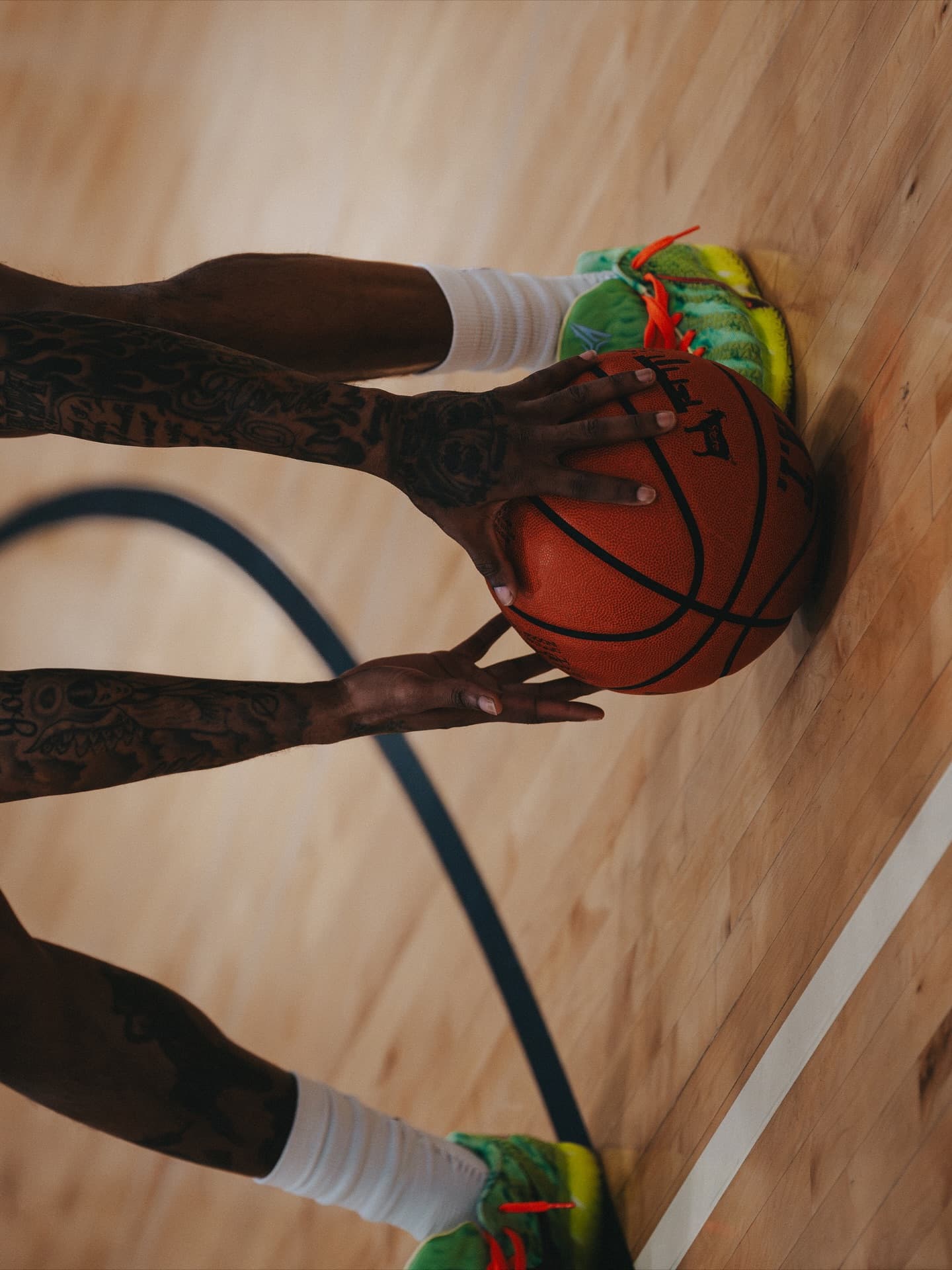 Footwork and finishing work at AO Hoops