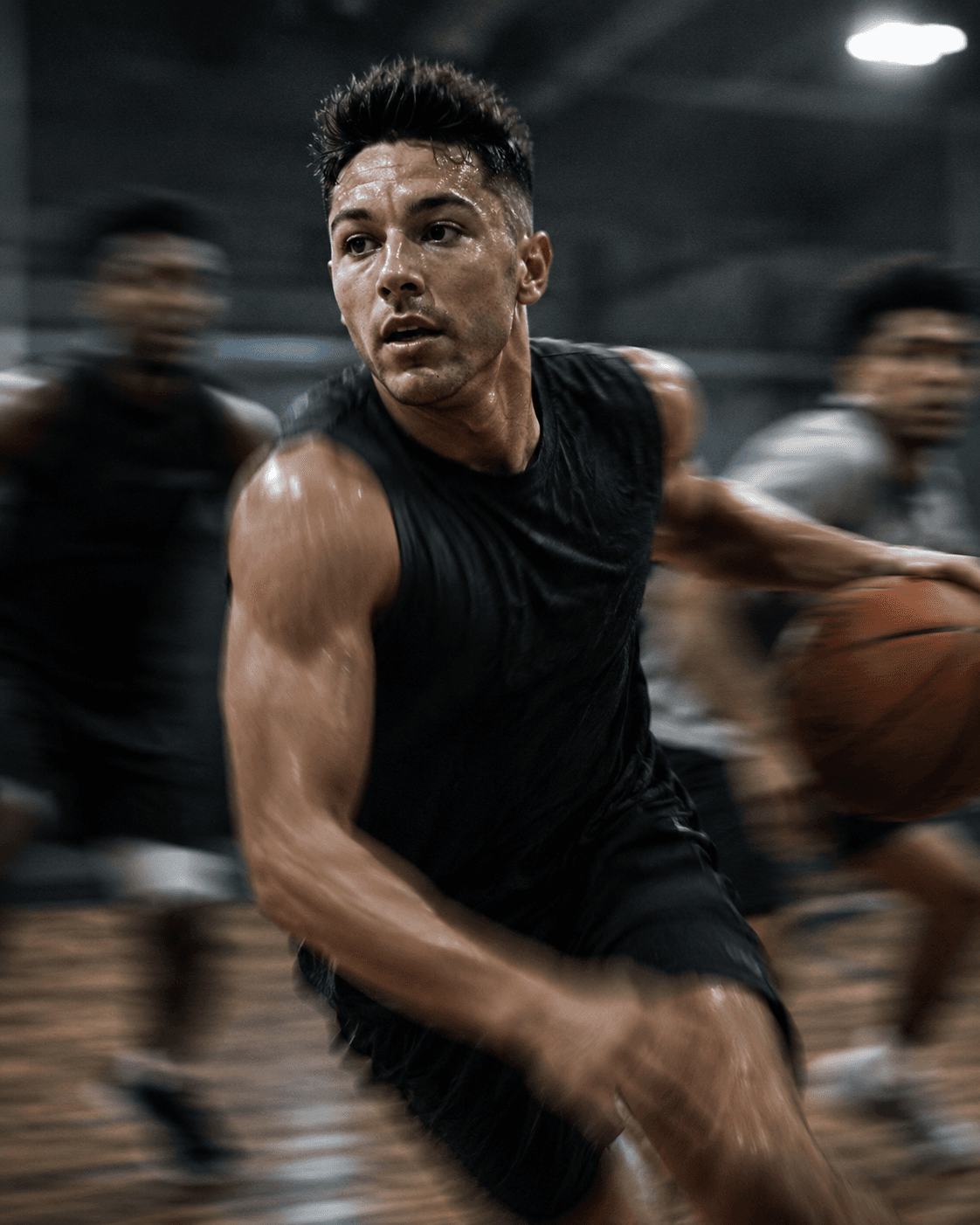 Small group training session at AO Hoops
